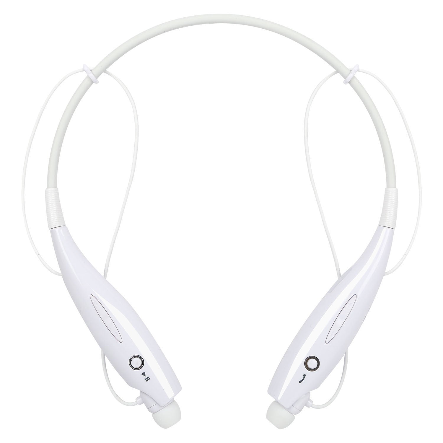 HKM-193427 Wireless Stereo Neckband Headphones with Built-in Mic, IPX4 Waterproof Earbuds, and Long Battery Life