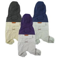 HKM-1935933 Stylish Pet Raincoat for Small and Medium Dogs - Waterproof Polyester, Multiple Colors Available