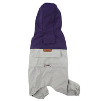 HKM-1935933 Stylish Pet Raincoat for Small and Medium Dogs - Waterproof Polyester, Multiple Colors Available