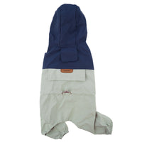 HKM-1935933 Stylish Pet Raincoat for Small and Medium Dogs - Waterproof Polyester, Multiple Colors Available