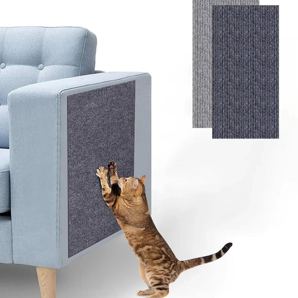HKM-193619 Cat Scratching Pad and Climbing Frame with Trimable Non-Sticky Carpet
