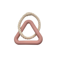 HKM-1936957 Large Triangular Pull Ring Toy Made of Durable Cotton Rope for Interactive Pet Play