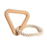 HKM-1936957 Large Triangular Pull Ring Toy Made of Durable Cotton Rope for Interactive Pet Play