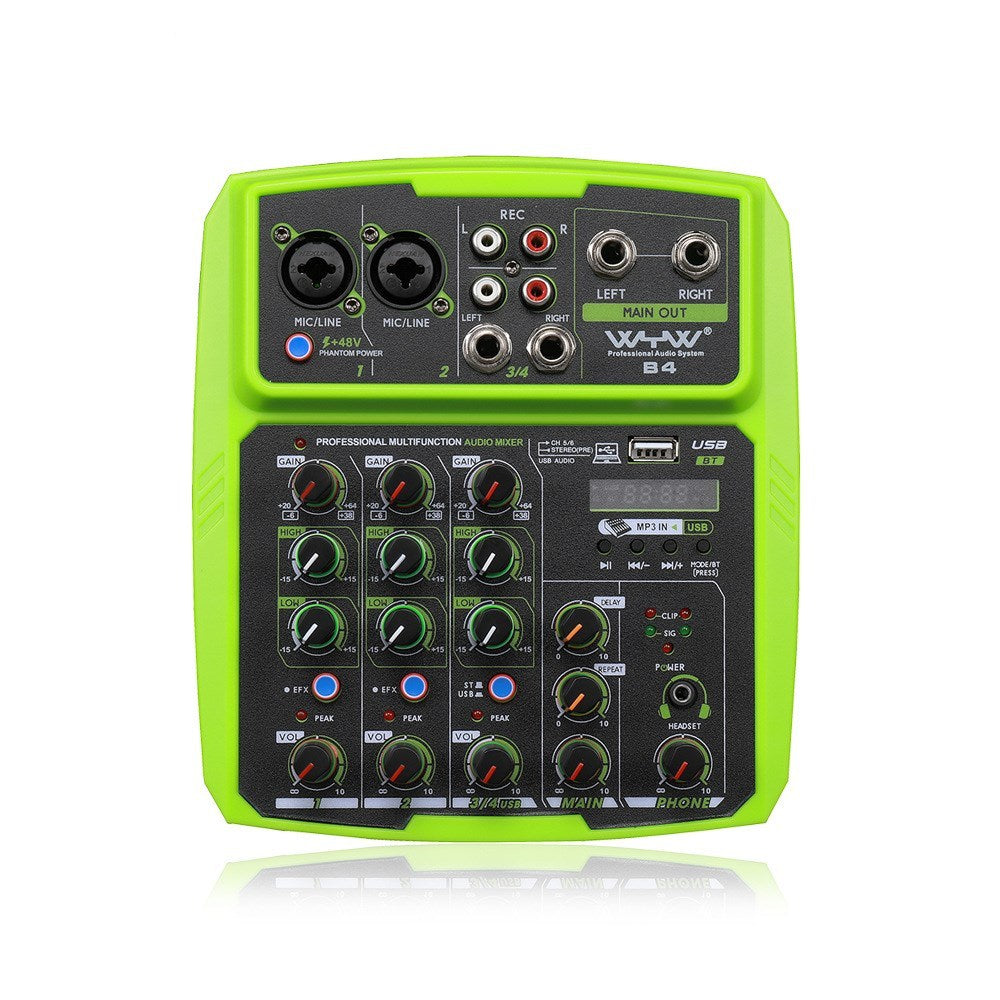 HKM-193939 Audio Reverb Processor with USB Interface, Mixer, Power Adapter, and Accessories