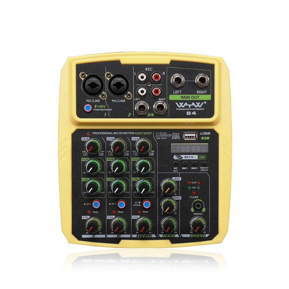 HKM-193939 Audio Reverb Processor with USB Interface, Mixer, Power Adapter, and Accessories