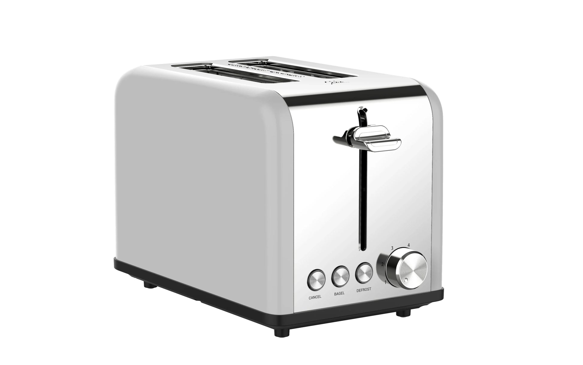 HKM-194003 Electric Stainless Steel 2-Slice Waffle and Bread Toaster Oven with Grill