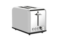 HKM-194003 Electric Stainless Steel 2-Slice Waffle and Bread Toaster Oven with Grill
