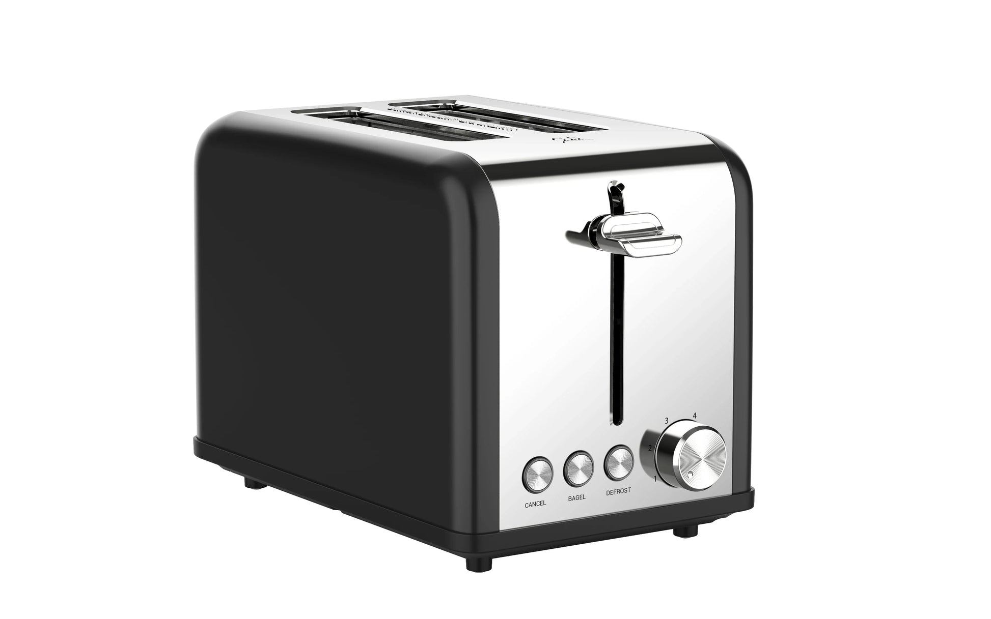 HKM-194003 Electric Stainless Steel 2-Slice Waffle and Bread Toaster Oven with Grill