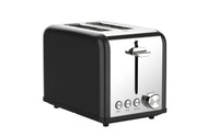 HKM-194003 Electric Stainless Steel 2-Slice Waffle and Bread Toaster Oven with Grill