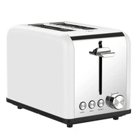 HKM-194003 Electric Stainless Steel 2-Slice Waffle and Bread Toaster Oven with Grill