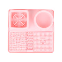 HKM-1940285 Silicone Multifunctional Pet Slow Feeding Bowl and Licking Mat in Multiple Colors