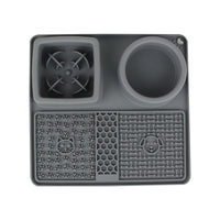 HKM-1940285 Silicone Multifunctional Pet Slow Feeding Bowl and Licking Mat in Multiple Colors