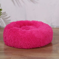 HKM-1944125 Plush Round Nest for Cats and Dogs - Soft Cloth Pet Bed in Various Colors and Sizes