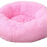 HKM-1944125 Plush Round Nest for Cats and Dogs - Soft Cloth Pet Bed in Various Colors and Sizes