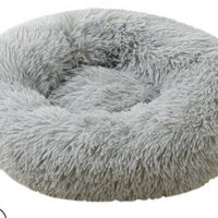 HKM-1944125 Plush Round Nest for Cats and Dogs - Soft Cloth Pet Bed in Various Colors and Sizes