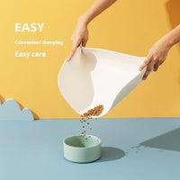 HKM-1944253 Cat Feeding Mat in Leather - Small (49x34cm) & Large (53x38cm) Options