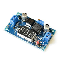 HKM-194451 Adjustable LM2596 DC-DC Step-Down Voltage Regulator Module with On-Board Voltmeter and Protection Features