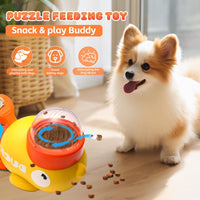 HKM-1944893 Interactive Duck Shape Dog Treat Dispenser for Mental Stimulation and Slow Feeding for Small to Medium Pets
