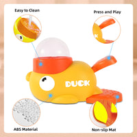 HKM-1944893 Interactive Duck Shape Dog Treat Dispenser for Mental Stimulation and Slow Feeding for Small to Medium Pets