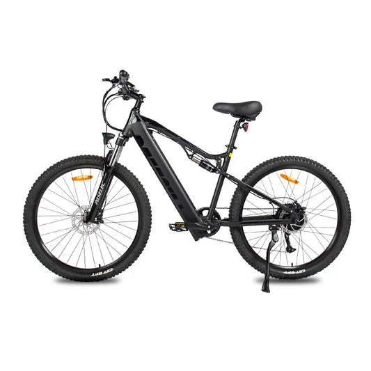 HKM-194579 27.5 Inch Electric Mountain Bike with 500W Motor, Aluminum Alloy Frame, Hydraulic Disc Brakes, 9-Speed Gears