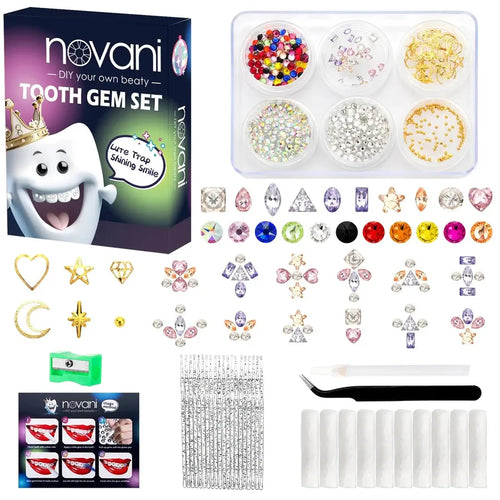 HKM-194579 Crystal Diamond Tooth Gem Kit for Stunning Smile Enhancement