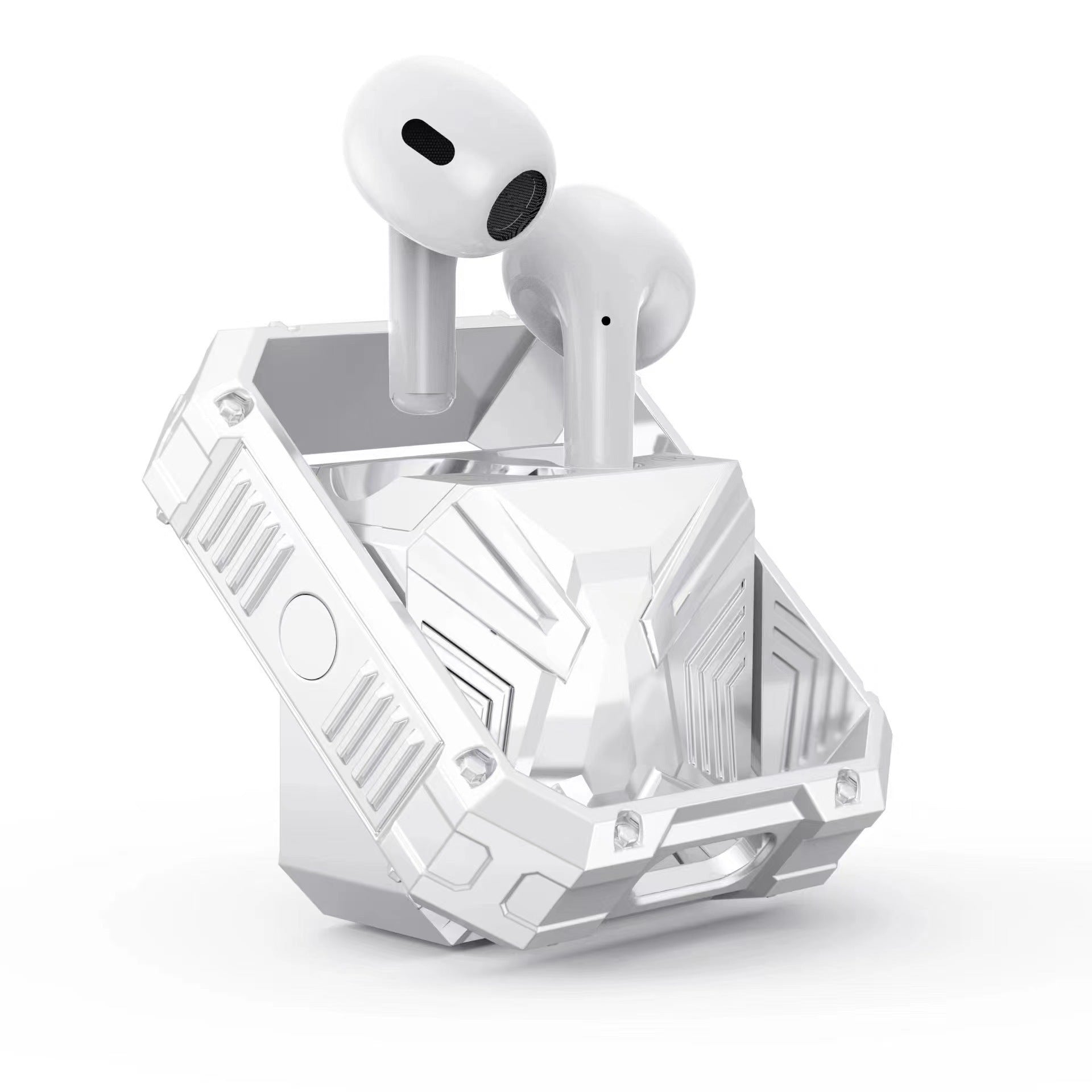 HKM-194579 Wireless Zinc Alloy Bluetooth Headset with Stereo Sound and Voice Control