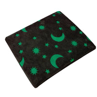 HKM-1945917 Luminous Flannel Pet Cushion Mat in Gray - Sizes S, M, L Available