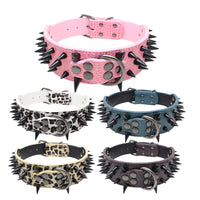 HKM-1946045 Durable Explosion-Proof and Bite-Resistant Pet Collar, Retractable Design, PU Material