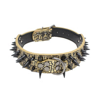 HKM-1946045 Durable Explosion-Proof and Bite-Resistant Pet Collar, Retractable Design, PU Material