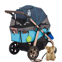 HKM-194771 Adjustable Foldable Pet Cart for Small to Large Dogs and Cats - Washable and Dismantlable Design