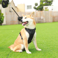 HKM-1949117 Adjustable Dog GPS LED Light Chest Strap with USB Charging - Available in Black, Red, Green (Sizes S/M/L/XL)