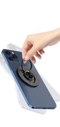 HKM-194963 Mobile Phone Magnetic Ring Holder for Car - Customizable Logo, Strong Magnet, Easy to Use