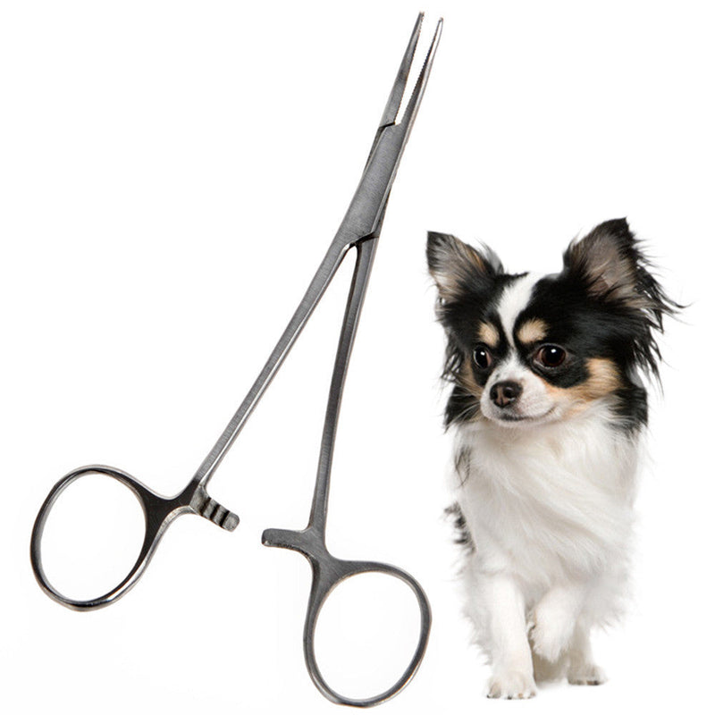 HKM-194963 Stainless Steel Pet Grooming Scissors for Cats and Dogs - 12.5cm Plucking Pliers