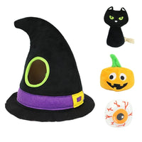 HKM-1950653 Halloween Plush Pet Hat with Sounding Toy for Festive Fun