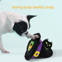HKM-1950653 Halloween Plush Pet Hat with Sounding Toy for Festive Fun