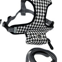 HKM-1951293 Pet Chest and Back Suit with Traction Strap - Available in Multiple Patterns and Colors