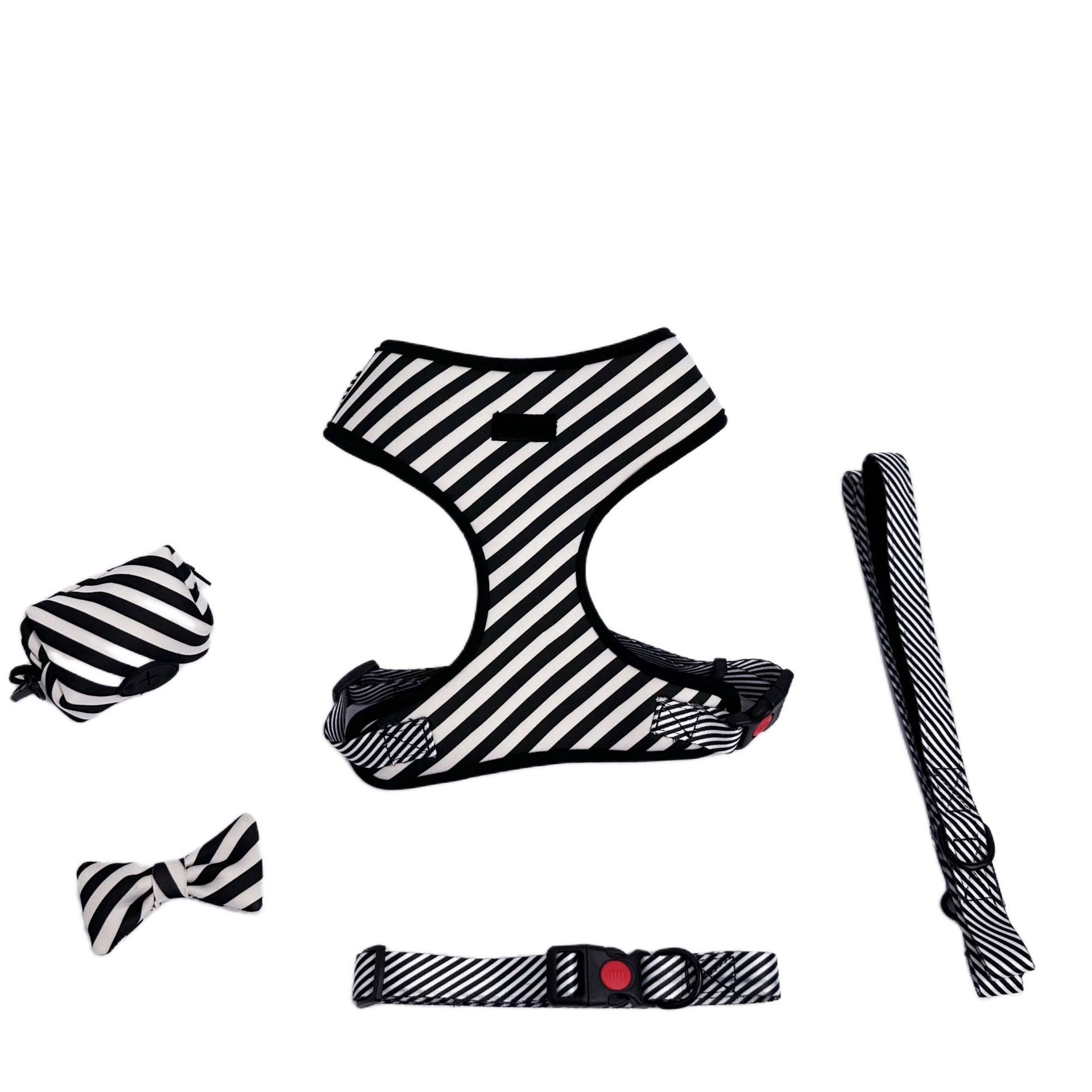 HKM-1951293 Pet Chest and Back Suit with Traction Strap - Available in Multiple Patterns and Colors