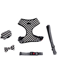 HKM-1951293 Pet Chest and Back Suit with Traction Strap - Available in Multiple Patterns and Colors