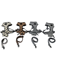 HKM-1951293 Pet Chest and Back Suit with Traction Strap - Available in Multiple Patterns and Colors