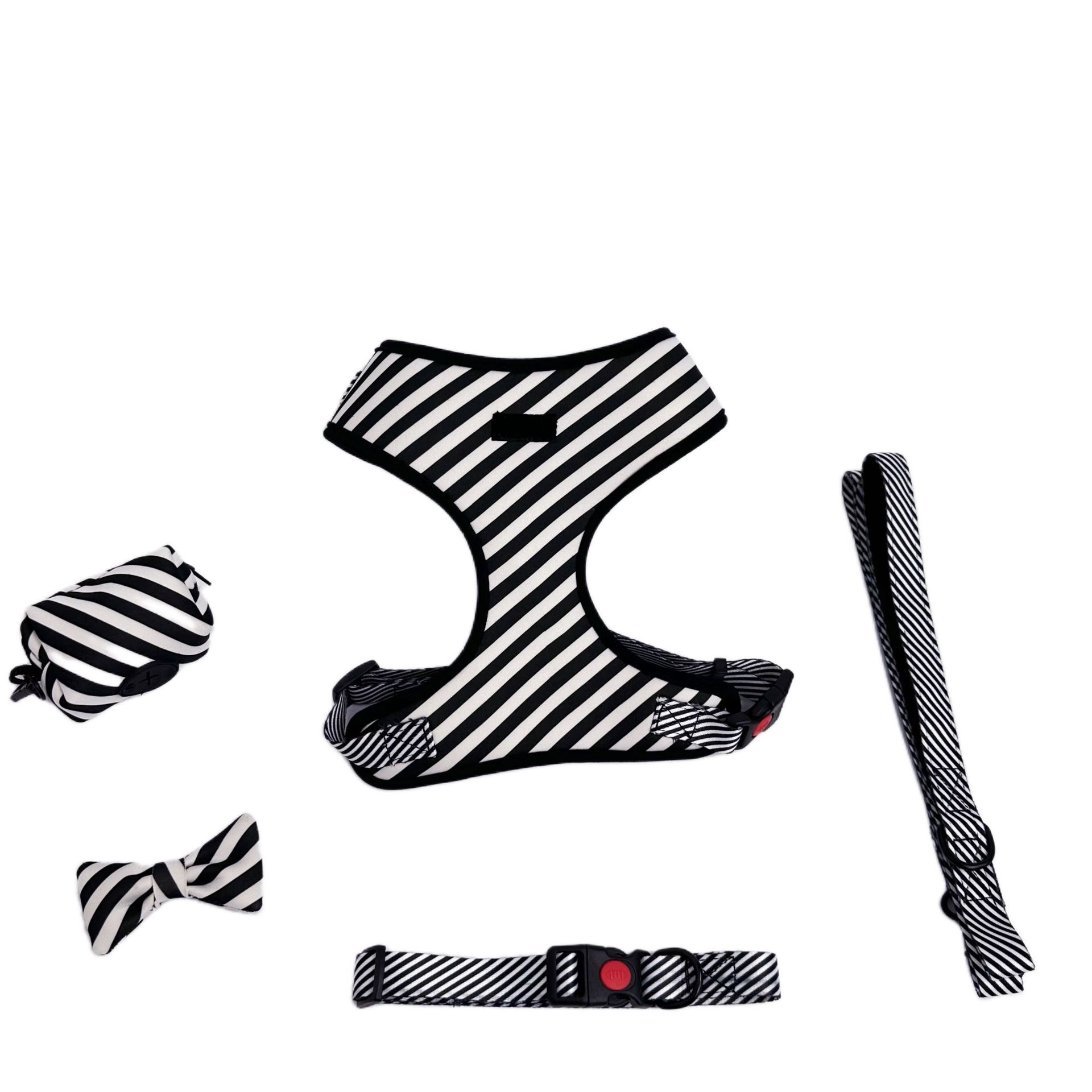 HKM-1951293 Pet Chest and Back Suit with Traction Strap - Available in Multiple Patterns and Colors