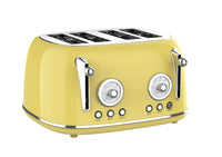 HKM-195155 Automatic Retro Electric Toaster for Home Bread Baking and Breakfast Preparation