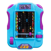 HKM-195219 Handheld Racing Game Console for Kids, Educational Mini Tabletop Racing Toy, Ages 5 and Up