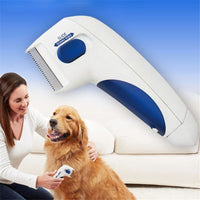 HKM-195347 Micro-Electric Pet Flea and Lice Comb for Safe and Effective Removal