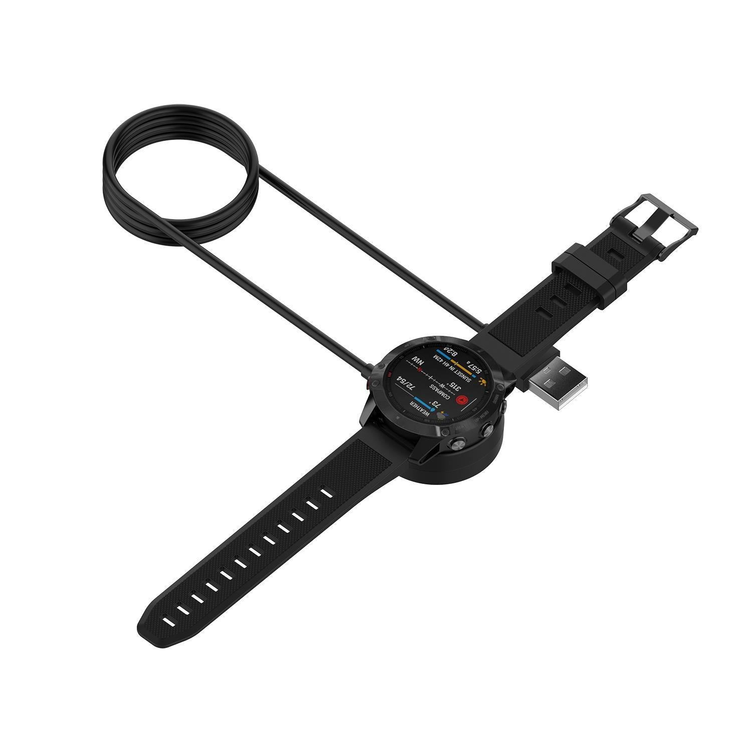 HKM-195475 Universal Disc Charger Base for Jiaming Fenix5, Fenix6, 6S, 6X with Data Function