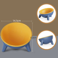 HKM-1955773 Pet Feeding Bowl with Stand for Cats and Dogs, Nordic Design, Food-Grade Material, Large Capacity, Tilted for Comfort