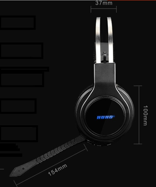 HKM-195603 Wireless Gaming Headset with Microphone for PS4 – 12 Hours Battery Life, 1100mAh Capacity