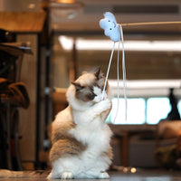 HKM-1956413 Interactive Cat Toy with Organic Catnip - Moon, Star, Cloud Design