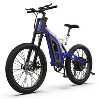 HKM-195731 48V 20Ah Electric Bike with 7-Speed Gears, Hydraulic Brakes, and 26" Aluminum Alloy Frame