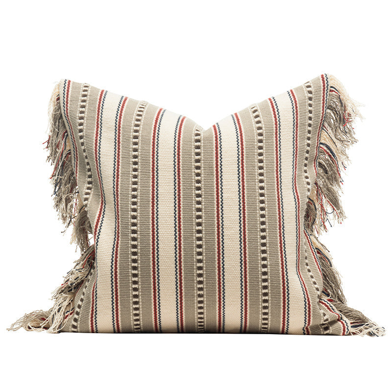 HKM-195795 Geometric Pattern Pillowcase for Living Room and Bedroom - Warm Coffee Design 30x45cm & 45x45cm
