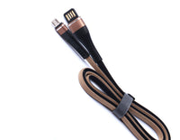 HKM-195795 Long-Lasting Anti-Break Denim Braided Data Cable - 1m with 8PIN, Micro USB, TYPE-C Connectors